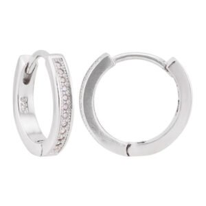 Argola Filete Cravejado