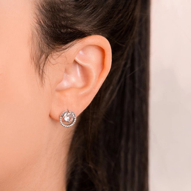 Brinco Aro Cravejado - Imagem 2