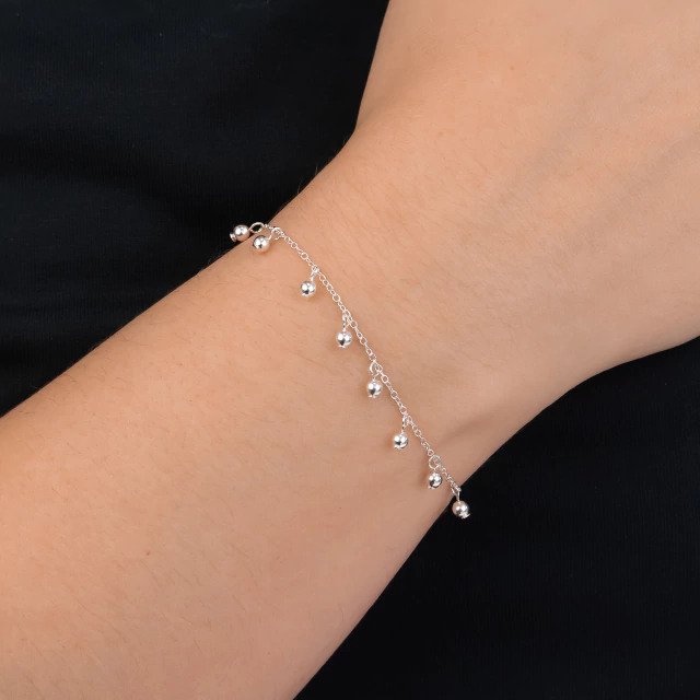 Pulseira Pingentes de Bolinha - Imagem 2