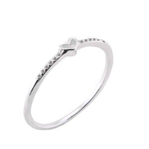 Anel Coração Vazado