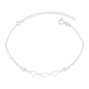 Pulseira Três Corações