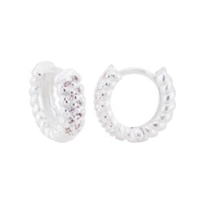 Argola Trabalhada Cravejada