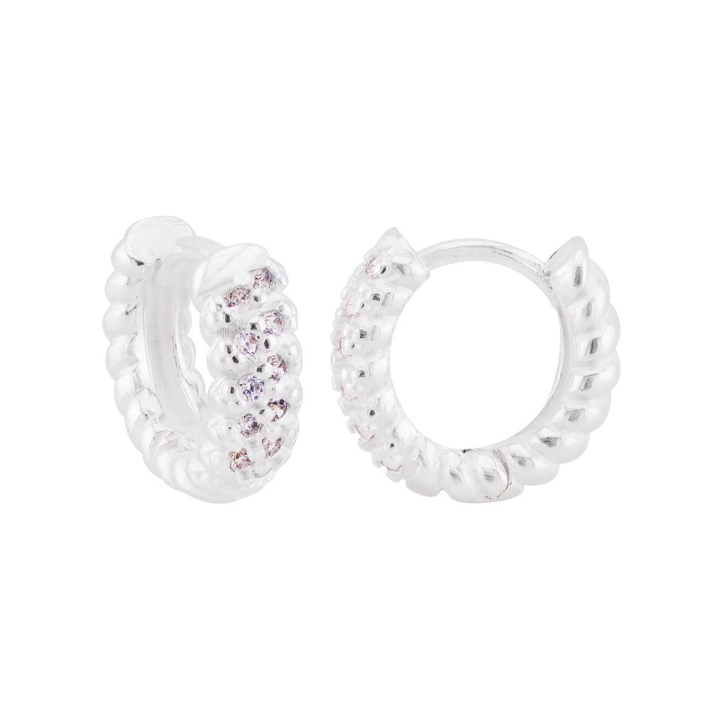 Argola Trabalhada Cravejada