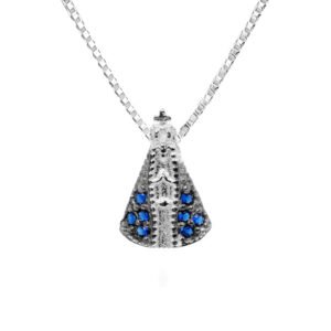 Colar N. S. Aparecida Safira