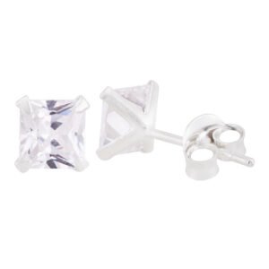 Brinco Ponto de Luz Quadrado 3mm