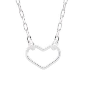 Colar Coração Vazado