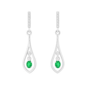 Brinco Turmalina Pendurada