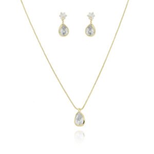 Conjunto Colar e Brincos Gota
