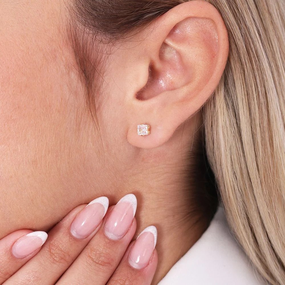 Brinco Ponto de Luz Quadrado - Imagem 2