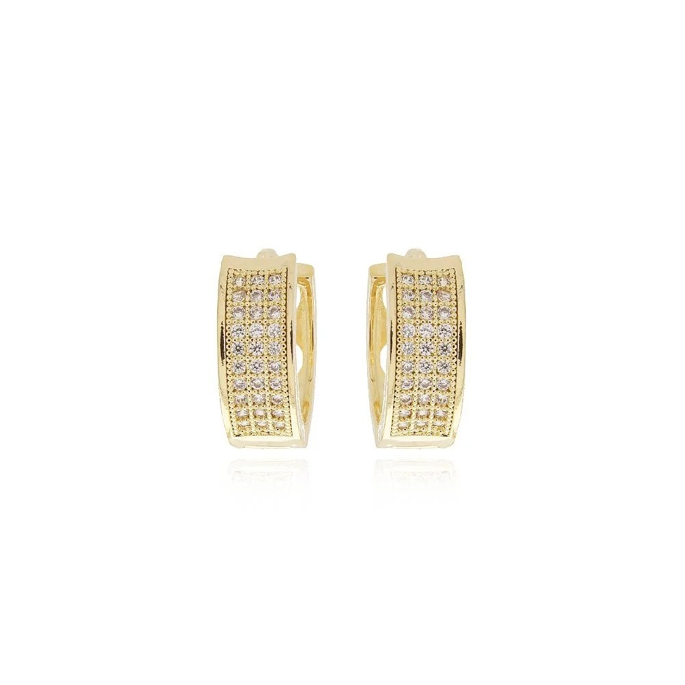 Brinco Argola Retangular