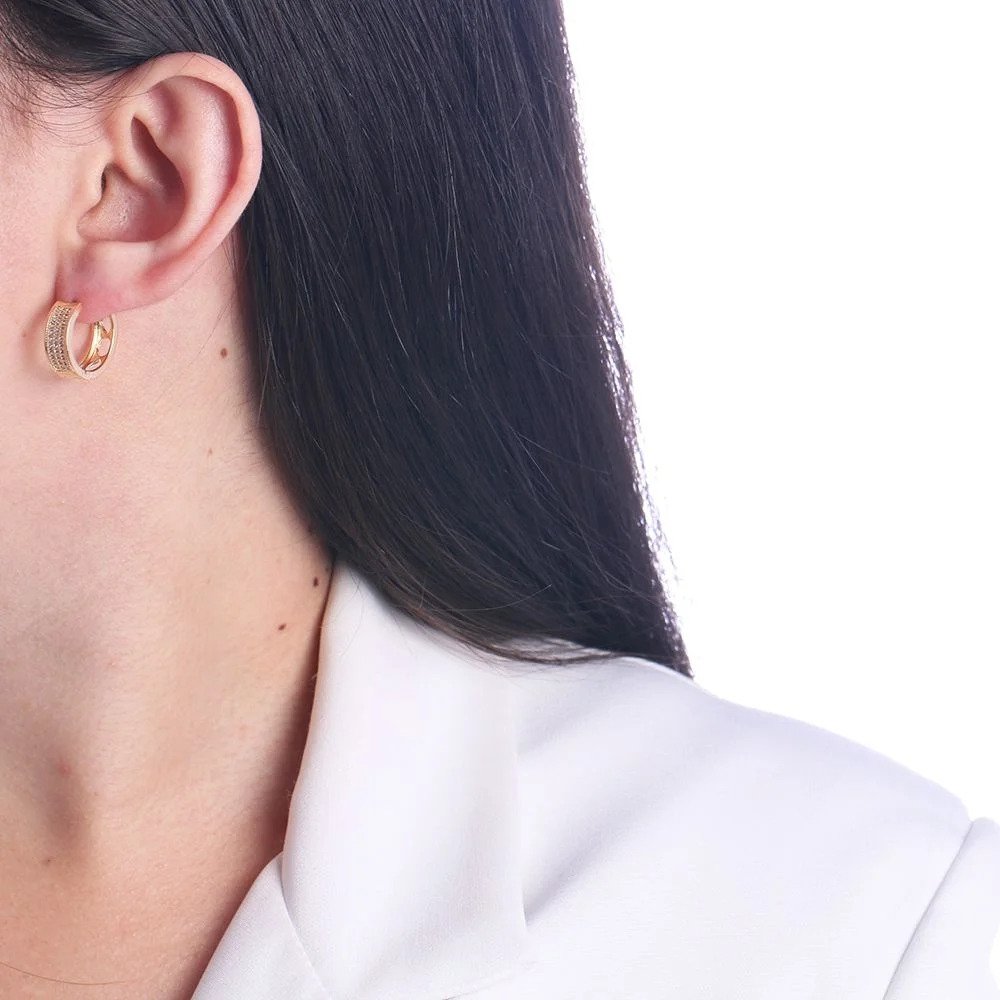 Brinco Argola Retangular - Imagem 2