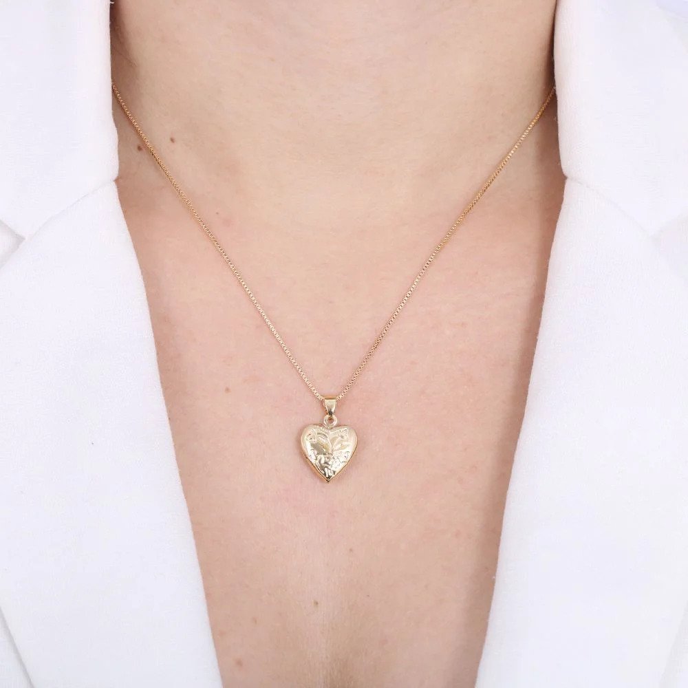 Colar Relicário Coração - Imagem 2