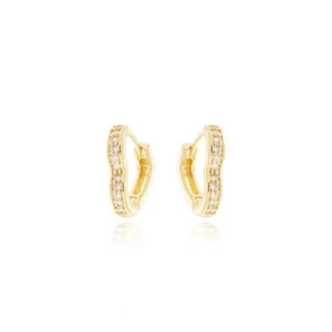 Brinco Argola Ondulada