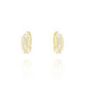 Brinco Argola Texturizada