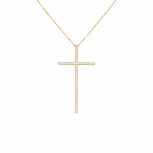 Colar Cruz Cravejada