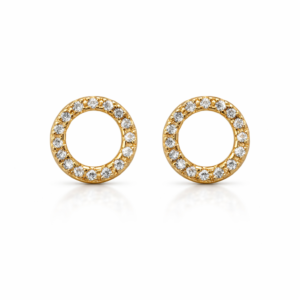 Brinco Circulo Vazado White