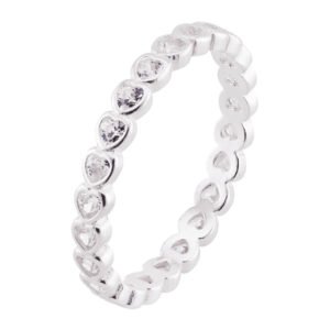 Anel Aparador Coração White